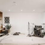 Nowoczesne studio muzyczne z per